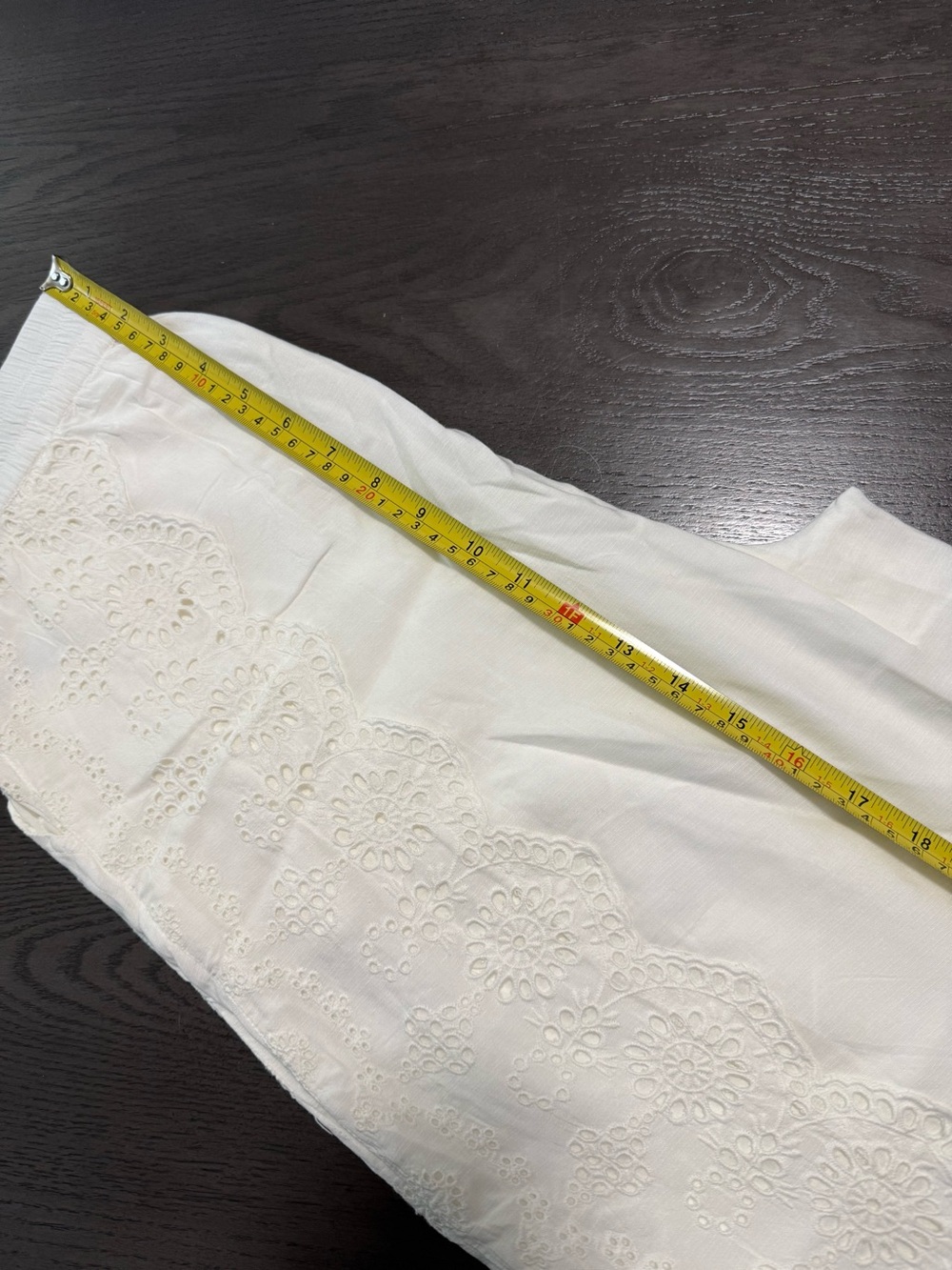Sundance Lace Trim Wide Leg Elastic Waist Lined Pants Size S - Picture 10 of 12